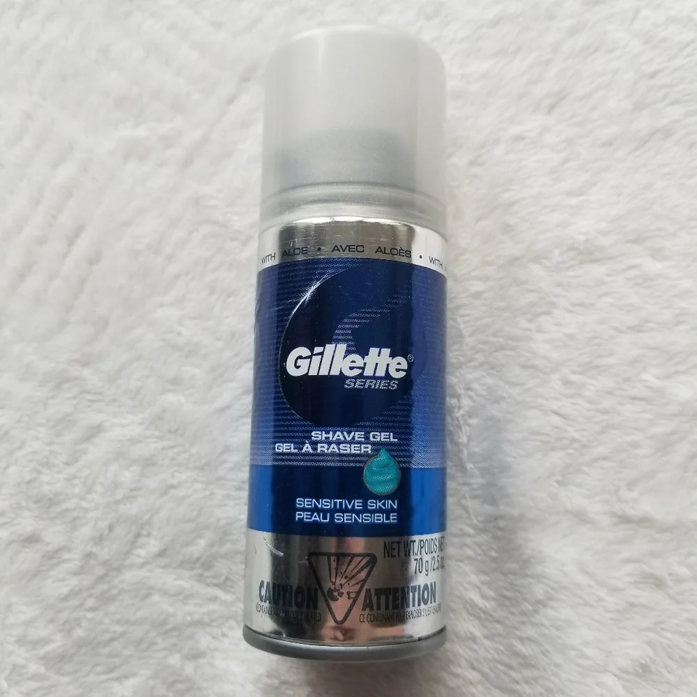 🍒 5/$20 new Gillette Sensitive Skin Shave Gel 2.5oz